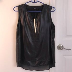 Short sleeve black blouse size XS